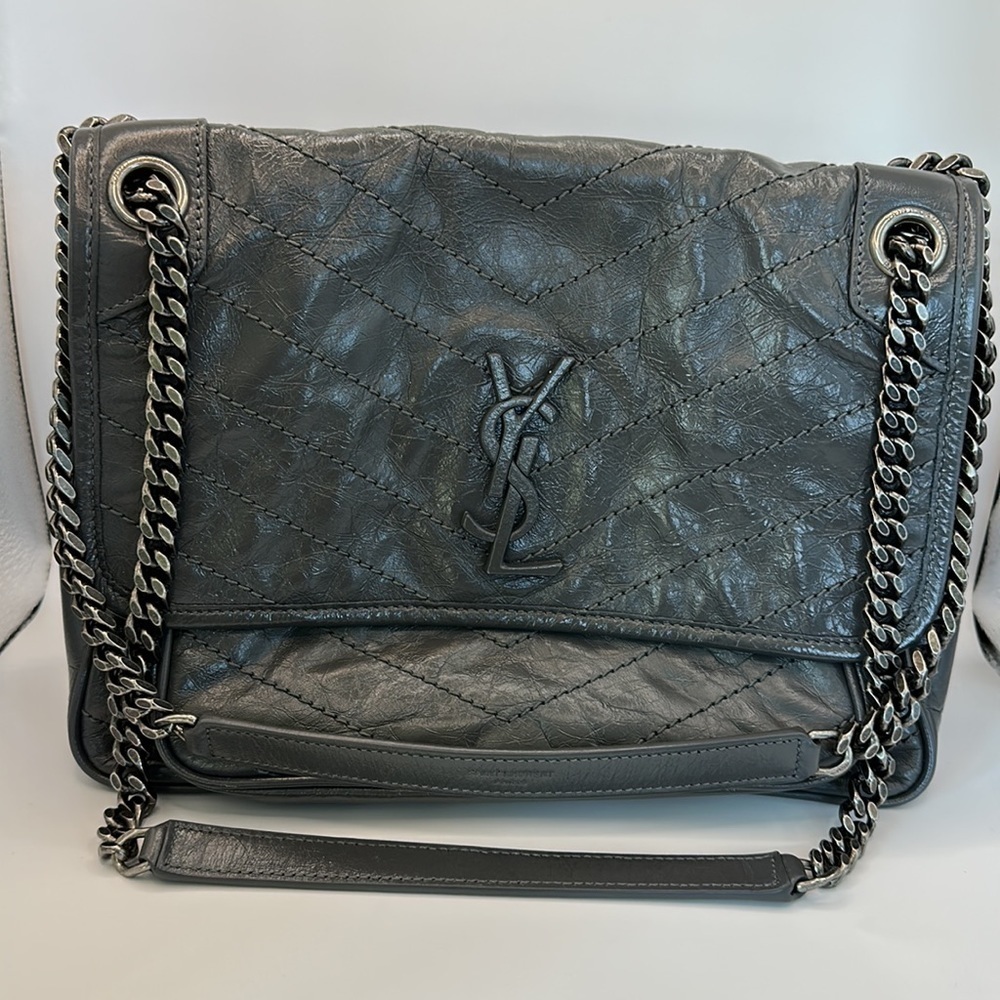 SAINT LAURENT NIKI MEDIUM IN VINTAGE LEATHER - Picture 4 of 9